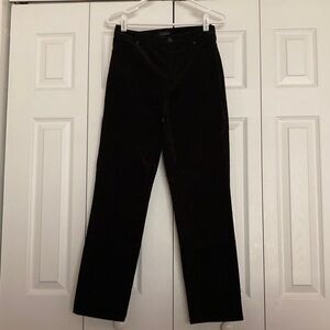 Talbots Classic Black Corduroy Pants